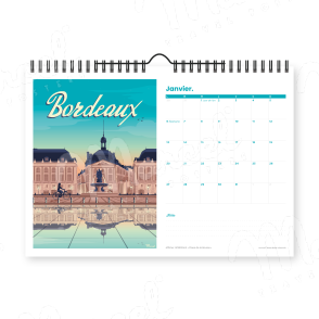 Calendrier 2025 "BORDEAUX et BASSIN D'ARCACHON"