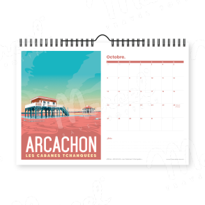 Calendrier 2025 "BORDEAUX et BASSIN D'ARCACHON"