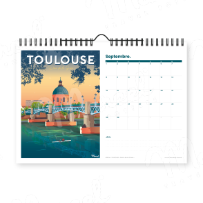 Calendrier 2025 "TOULOUSE et OCCITANIE"