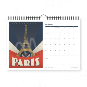 Calendrier 2025 "PARIS"