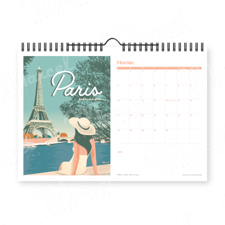 Calendrier 2025 "PARIS"