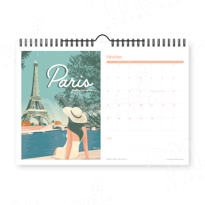 Calendrier 2025 "PARIS"