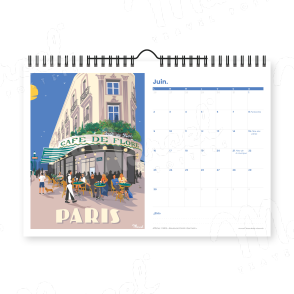 Calendrier 2025 "PARIS"