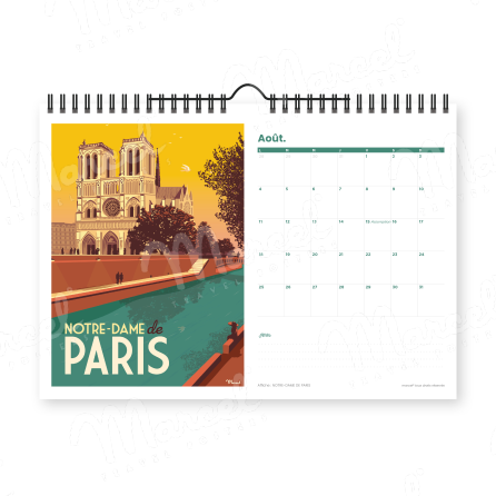 Calendrier 2025 "PARIS"