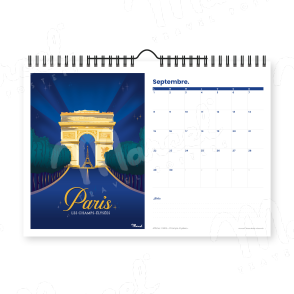 Calendrier 2025 "PARIS"