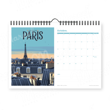 Calendrier 2025 "PARIS"