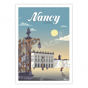 Affiche NANCY "Place Stanislas"