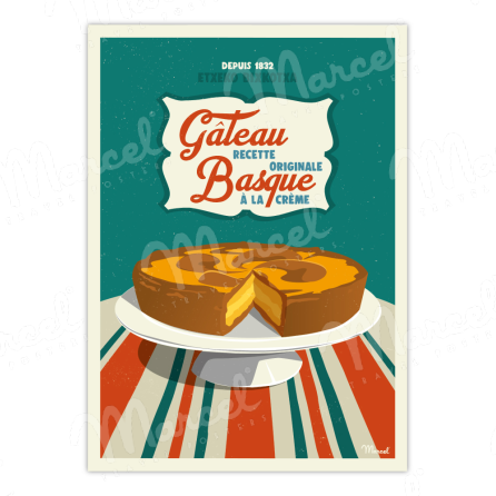 Affiche "Gâteau Basque"