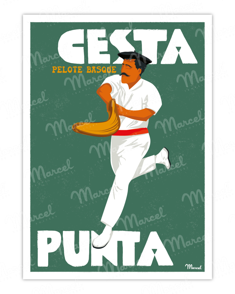 Affiche "Cesta Punta"