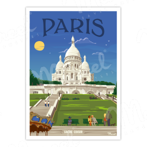 Affiche PARIS "Sacré-Cœur"