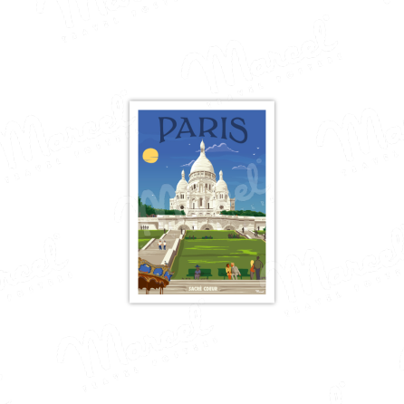 Carte Postale PARIS "Sacré-Cœur"