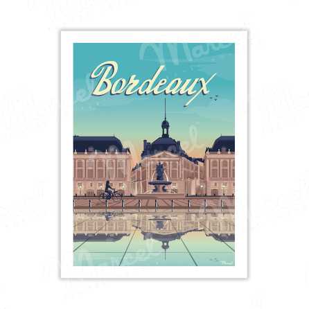 Carte Postale BORDEAUX "Place de la Bourse" A5