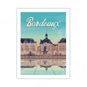 Carte Postale BORDEAUX "Place de la Bourse" A5