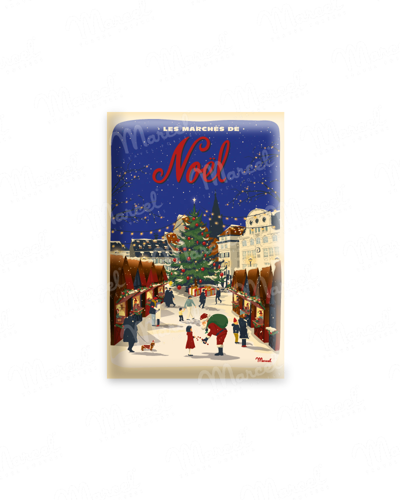 Magnet "Les Marchés de Noël"