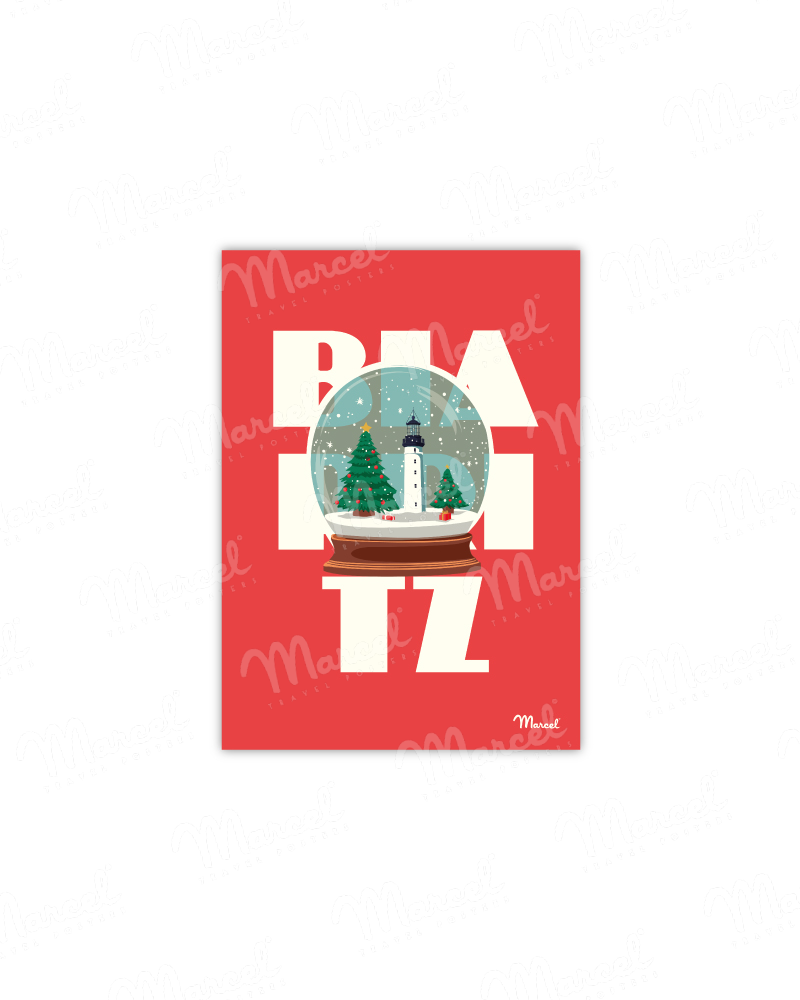 Postcard BIARRITZ "Snowball"