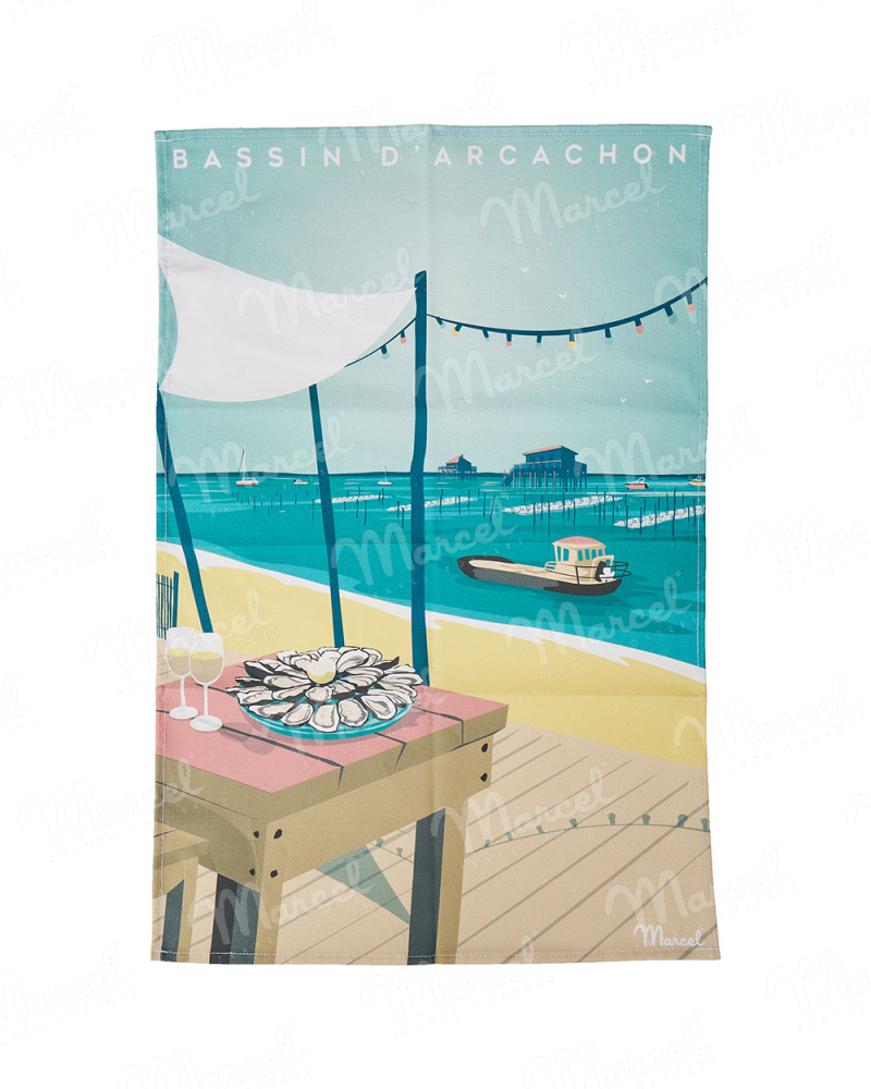 Tea Towel BASSIN D'ARCACHON...