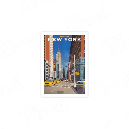 Carte Postale NEW YORK "Manhattan"