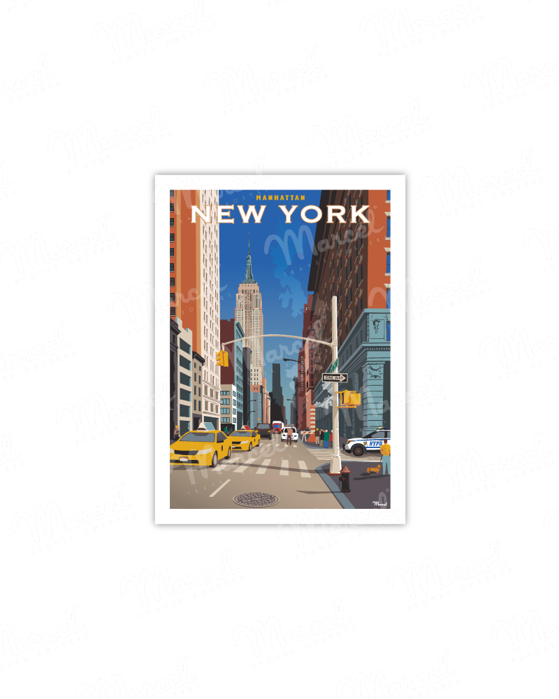 Carte Postale NEW YORK "Manhattan"