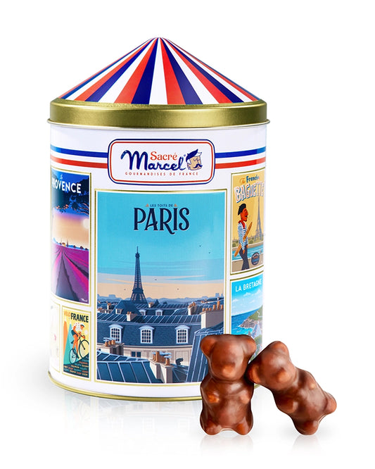 Colonne Morris | 15 oursons guimauves | Sacré Marcel