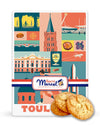 Boîte métal "Toulouse" - Collection City Color | Sacré Marcel