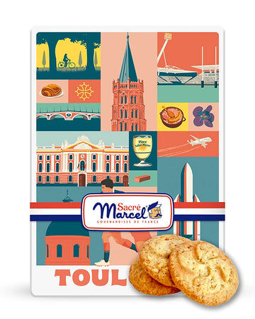 Boîte métal "Toulouse" - Collection City Color | Sacré Marcel