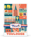 Boîte métal "Toulouse" - Collection City Color | Sacré Marcel