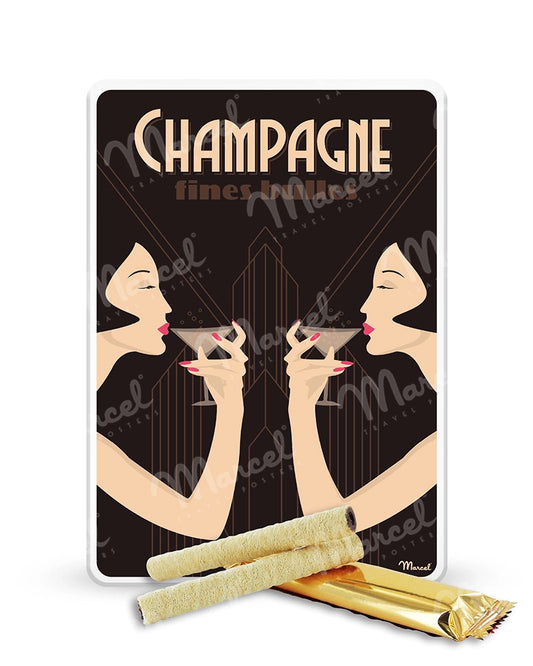 Small metal box "Champagne" | Sacré Marcel