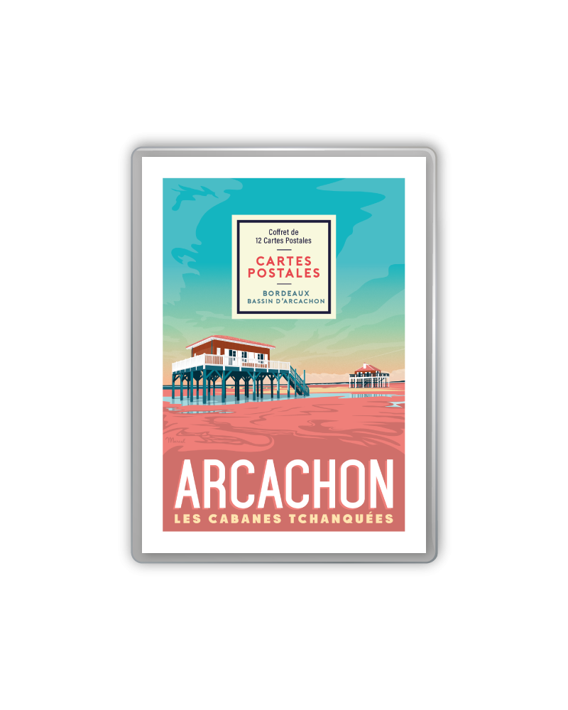 A6 POSTCARD BOX SET - Assortment of 12 Postcards in metal box BORDEAUX ...