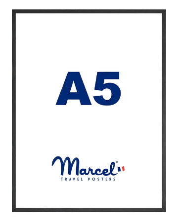 Cadre A5 Adhésif Noir