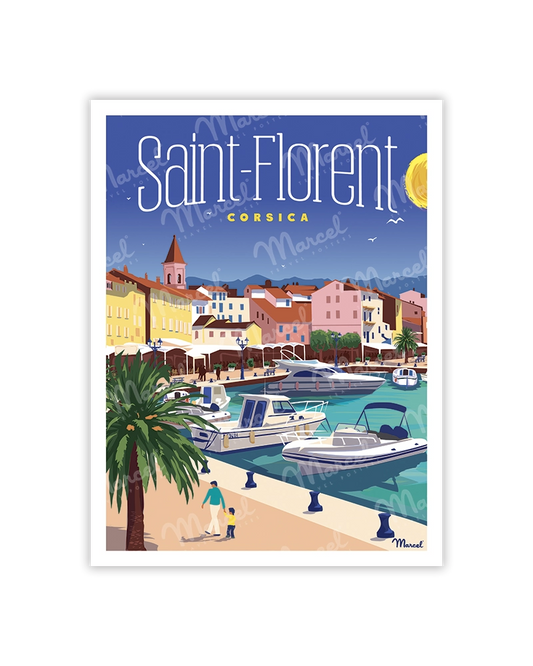 Carte Postale CORSE "Saint-Florent"