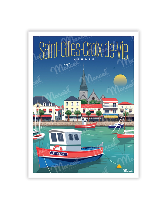 Carte Postale SAINT-GILLES-CROIX-DE-VIE