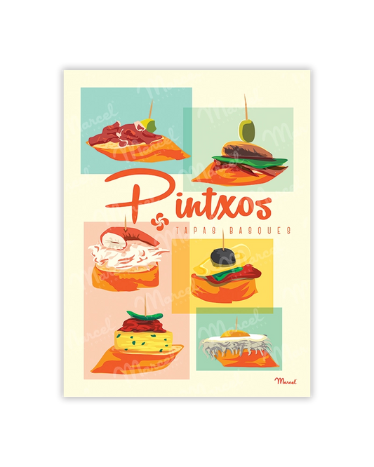 Carte Postale "Pintxos"