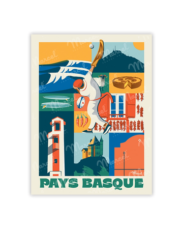 Carte Postale City Color PAYS BASQUE