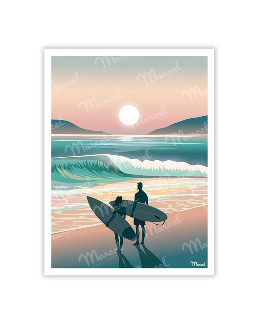 Carte Postale "Sunset Lover"