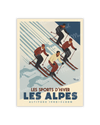 Carte Postale ALPES "Ski Altitude"