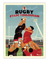 Affiche Officielle Marcel x Stade Toulousain "La Touche"