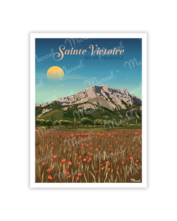 Carte Postale AIX-EN-PROVENCE "Sainte-Victoire"