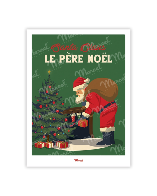 Carte Postale Travel Color "Le Père-Noël"