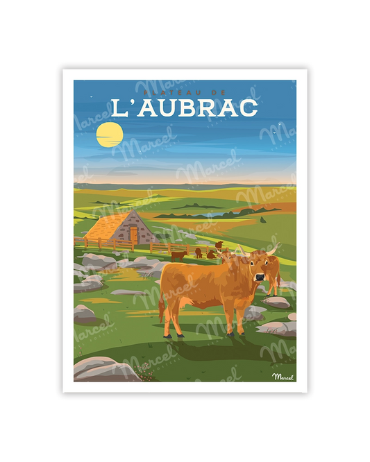 Carte Postale Le Plateau d'AUBRAC