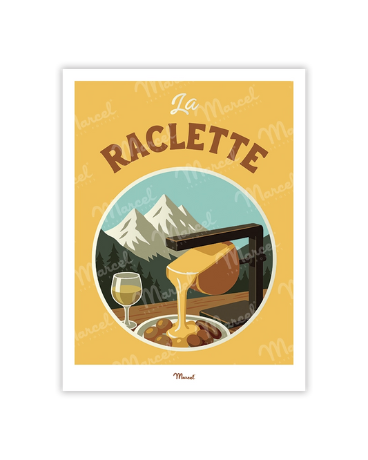 Carte Postale Travel Color "La Raclette"