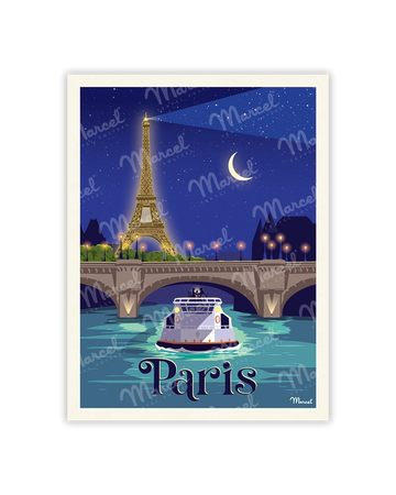 Carte Postale PARIS "Balade sur la Seine"