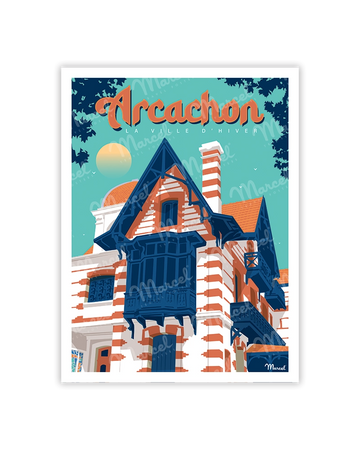 Carte Postale ARCACHON "La ville d'hiver"