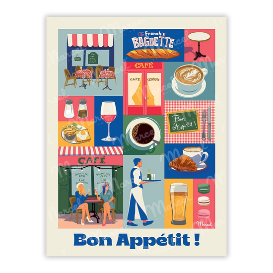 plusieurs symbole de la gastronomie française