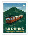 Affiche LA RHUNE "Le Train"