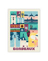 Carte Postale City Color BORDEAUX