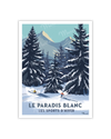 Carte Postale "Le Paradis blanc"