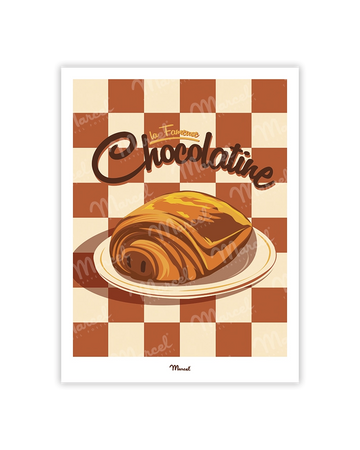 Carte postale Travel Color "La chocolatine" 2
