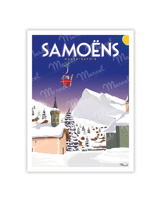 SAMOËNS Postcard