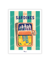 Carte postale Travel Color "Les Sardines"