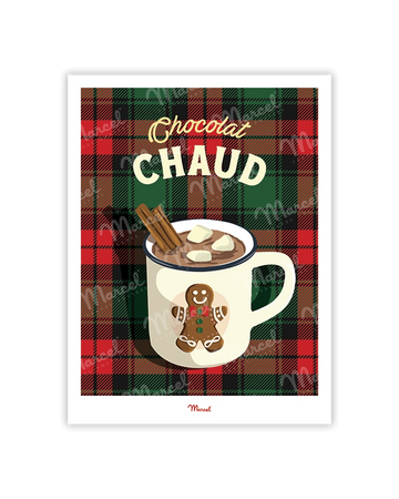 Carte Postale Travel Color "Chocolat chaud"